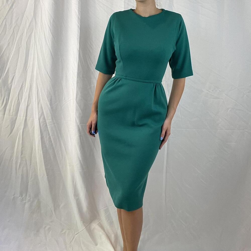 1950s Green Wiggle Dress Youth Guild